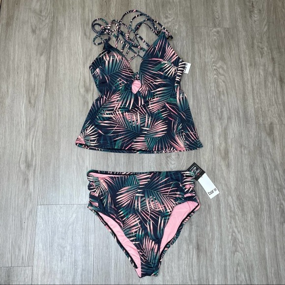 Bar III Women's Bali Nights High Waist Full Coverage Bikini Brief Swim Bottoms - Picture 4 of 4